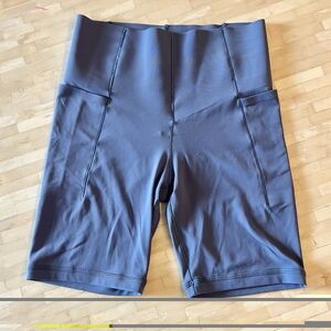 OFFLINE By Aerie Women’s Real Me XTRA High Waist 5" Pocket Bike Short Blue NWOT